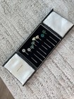 Selfridges Vintage Sterling Silver Enamel Hors D oeuvres Picks Stickpins 1 Box