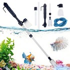 Electric Aquarium Water Change Pump Gravel Cleaner Fish Tank Vacuum Waste Remove