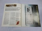 Pioneer Ct-f850 Cassette Tape Deck Original Catalogue   Brochure Printed Japan