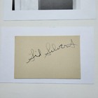 Sid Silvers Signed Card Photo Movie Broadway Actor Writer Born To Dance Comedy