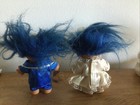 Vintage Bat Mitzvah   Bar Mitzvah  Russ  Jewish Troll Dolls  Boy   Girl Set Pair