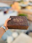 Vintage Hand Made Hand Carving Wooden Box Collectable 