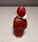 Vintage Hand Carved   Painted Folk Art Santa Christmas Signed Bb 3in Gnome Style