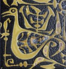 1960-70 Nils Thorsson Tile Aluminia Faience Baca Bird Royal Copenhagen 714 1401 