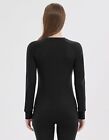 Women 100  Merino Wool Base Layer Top Winter Warm Underwear Ski Ut Shirts Gift