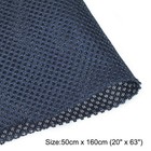 Navy Blue Speaker Mesh Grill Stereo Fabric Dustproof 50cm X 160cm 20  X 63 