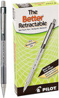 The Better Ball Point Pen Refillable   Retractable Ballpoint Pens  Medium Point 