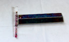 Vintage Leaded Stained Glass Kaleidoscope Lucite Confetti Oil Wand Handmade