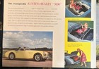 Vtg Austin Healey 3000 Automobile Car Dealer Showroom Sales Promo Brochure