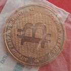 1 Oz 999 Fine Copper Round coin Bitcoin Binary Code Gsm Decentralized Consensus