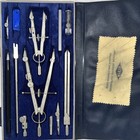 Vintage Alvin 129b Precision Drawing Set Made In Germany Hard Storage Case