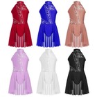 Kids Dancewear Dance Leotard Gymnastics Dress Jazz Ice Skating Latin For Party