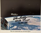 Dave Scott Signed Gemini 8 agena Mission Photo Rendezvous And Docking Maneuvers