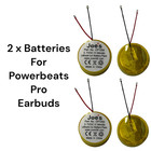 2 X Beats By Dre Powerbeats Pro Coin Round Battery Replacement Cp1254-a3 58mah