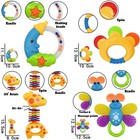 Baby Toys 0-6 Months Infant Toys 0-3 Months Infant Rattles Baby Rattle Teether