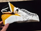 Blomqvist True Hzrdus Penguins White Yellow Game Worn Pro Goalie Catcher