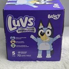 Luvs Platinum Protection Diapers Size 5  27  Lb  72 Count - Bluey Edition - New