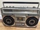 Sharp Gf 6060 From The 80 s  Boom Box Am Fm Radio   Cassette   Radio Working