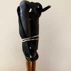 Vtg Nordic Bamboo Cross Country Ski Poles 145cm 