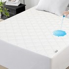Waterproof Mattress Protector Soft   Breathable Deep Pocket Mattress Pad Cover