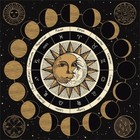 Altar Cloth-wheel Of The Zodiac Design - Approx  19 25  X 19 25 - 100  Polyester