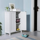 Storage Cabinet Kitchen Pantry Cupboard Organizer Furniture With 3 Shelves