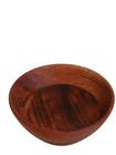 Tiny Hand-turned Wooden Trinket Bowl 3 x4  Rustic Natural Grain Made In India
