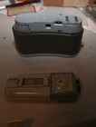 Zeiss Ikon Ikonette Photo Camera Germany Vintage  Rare With Zeiss Flash Attachme