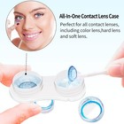 Clear Lens Case 6 Pack  Portable Cases Kit With Lens Remover Tool Tweezers So   
