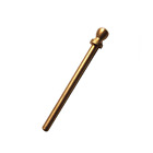 Piano Hinge Pin Replacement Solid Brass With Ball Tip - 2  Long X  150  Diameter