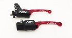 Asv F3 Red Front Brake Clutch Perch Levers Pair Pack Honda Trx 450r 450er 2006 