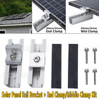 Solar Panel Roof Mount Brackets Kit Universal For 1-4 Pcs Solar Panels Mounting