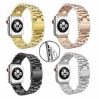 Stainless Steel Wrist Band Clasp For Apple Watch Series 4 3 2 1 Iwatch 38 42mm