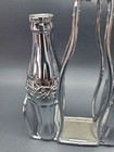 Coca-cola Silver Salt   Pepper Shakers   Stand Or Holder