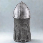 Medieval Vendel Helmet Costume Viking Knight Larp Warrior Helmet With Chainmail