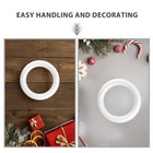  36 Pcs Festive Decorative Foam Circle Rings For Craft Wreath Diy Kit