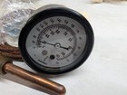 Nos Marsh K2555 Remote Capillary Dial Thermometer 2 5  30-220  f Dual Scale 6ft