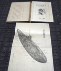 Wwii Japanese Navy Submarine Handbook 1942 Rare Vintage