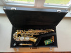Used Yamaha Yas23 Alto Saxophone - Gold  student   Beginner Sax 