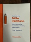 Rare - Weight Watcher   s 20lb Milestone Charm  Celebrate Your Wellness Journey 