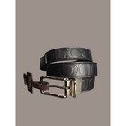 Coach Reversible Signature C Embossed Black Leather Belt O s Cut To Size To 42 