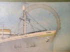 Delta Line Postcard From Dutch West Indies  curacao   1950 Curt Teich Linen