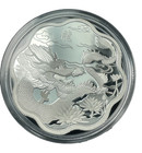 2012 Canada  15 Lunar Year Of The Dragon  9999 1oz Proof Silver Coin W box   Coa