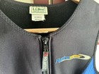 L l bean Hydrowear Polartec Wetsuit Women Size M Sleeveless Front Zip Black blue