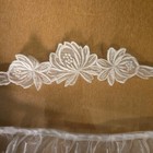 Vintage Lace Trim Lot Crochet Embroidered Ribbon Ivory Cream Junk Journal 5pc