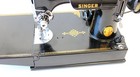 1941 Singer Featherweight 221 Sewing Machine W case   Accessories Scroll Face