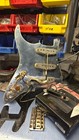 Fender Strat Relic Tribute Ice Blue Over 3 Tone Sb  Alder Body Maple Fender