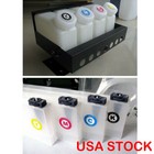 Roland Bulk Ink System -4 Bottles 4 Cartridges For Fj540 fj740 sp540 xc540 rs640