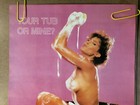 Original Vintage Poster Your Tub Or Mine Sexy Woman Bath Beauty Pin Up Headshop
