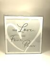White Wooden Pet Memorial Ash Urn  Photo Frame Cat   Dog Memory Box  ships Free 